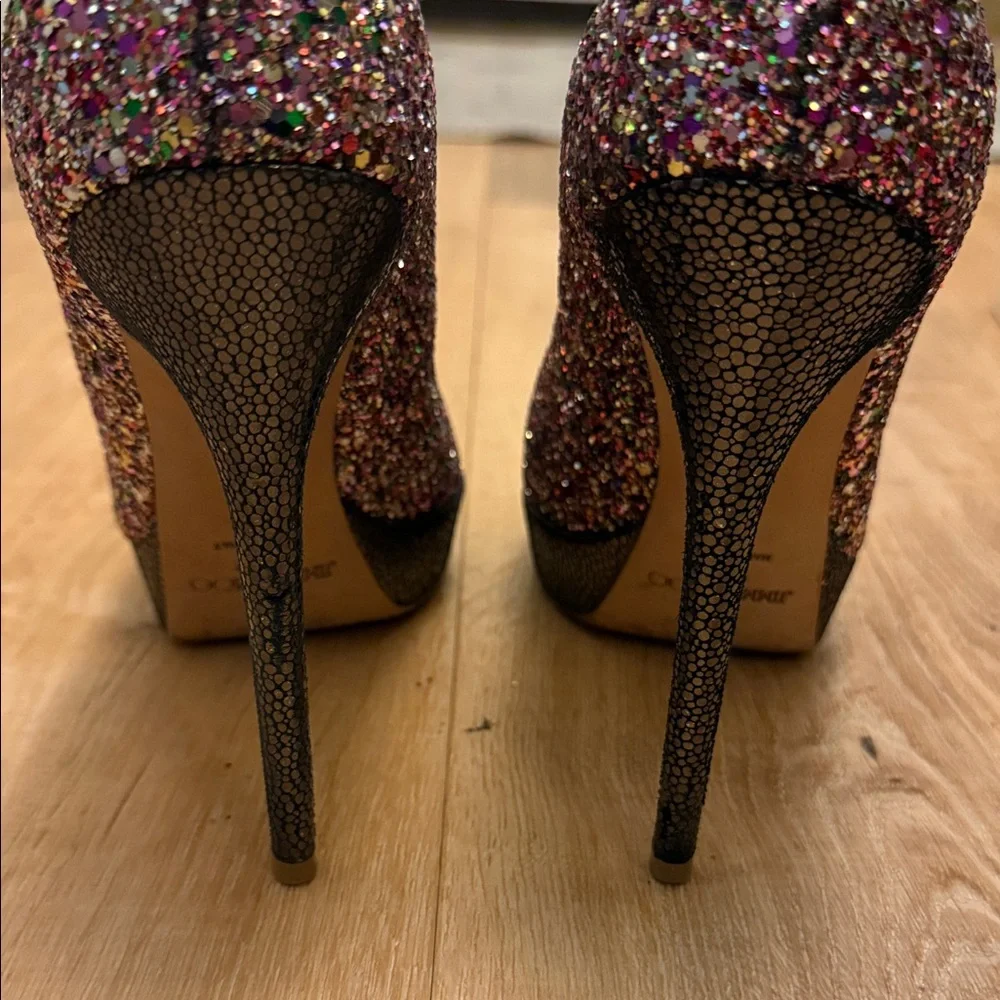 Jimmy Choo Cosmic Glitter Pumps - Picture 10 of 16